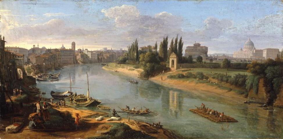 The Tiber at the Porto della Legna, Rome